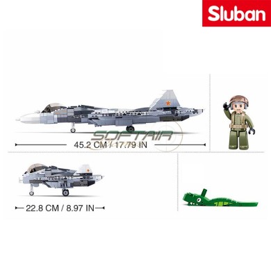 SU-57 Jet Fighter 2in1 Sluban (M38-B0986)