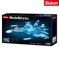 Sukhoi SU-27 Jet Fighter 2in1 Sluban (M38-B0985)