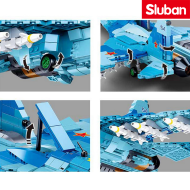 Sukhoi SU-27 Jet Fighter 2in1 Sluban (M38-B0985)