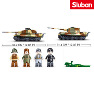 Carro Armato Tedesco 2in1 Battaglia di Budapest Sluban (M38-B0980)