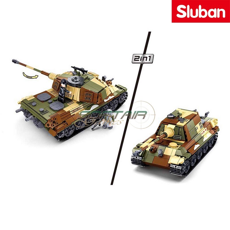 German 2in1 Tank Battle of Budapest Sluban (M38-B0980)