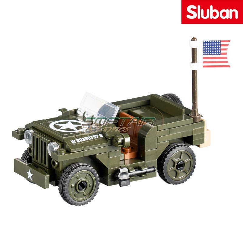 Jeep US Army WWII Sluban (M38-70210)