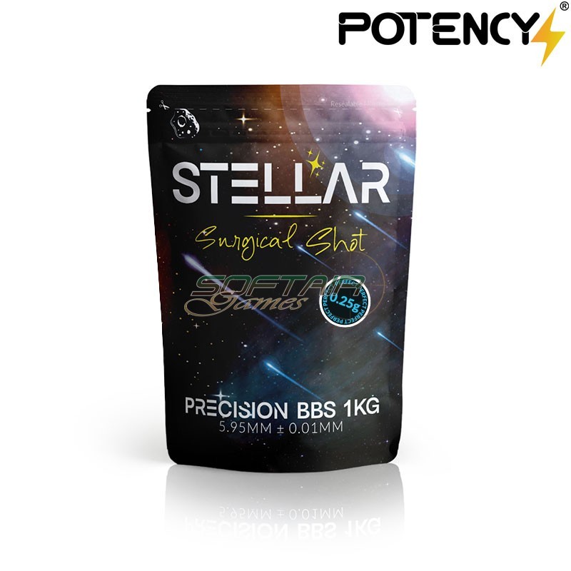 Perfect BB STELLAR Surgical Shot BLACK 0.25gr Potency® (pty-025bk)