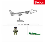 Chengdu J-20 stealth fighter aircraft Metal Coating Sluban (M38-B1187)