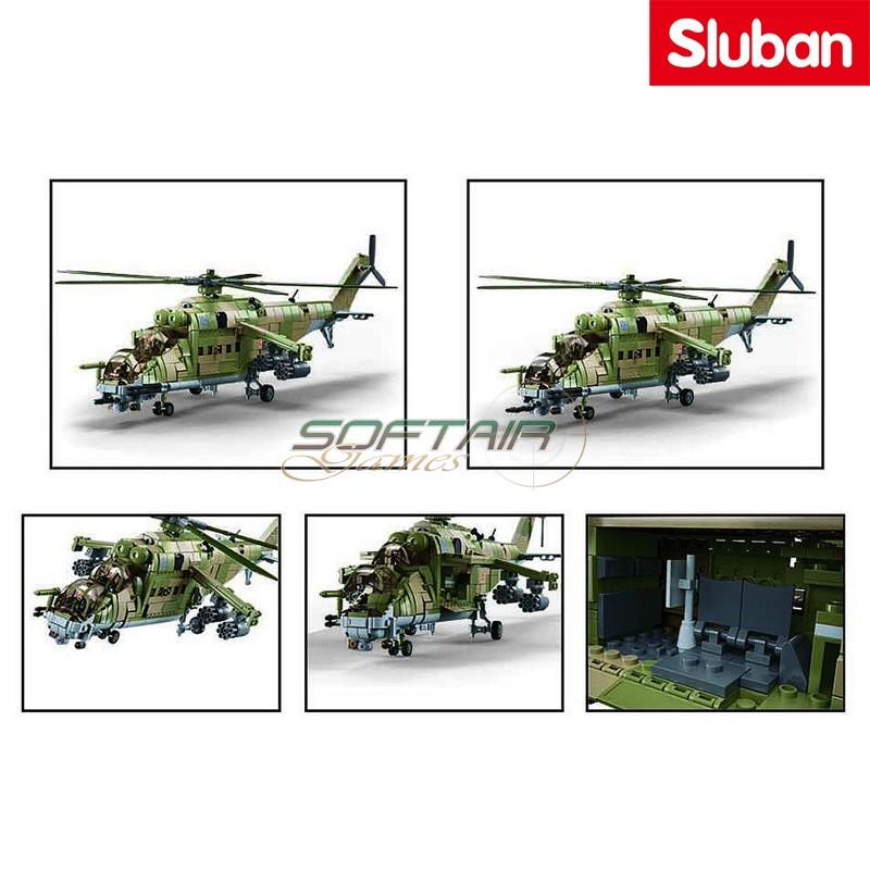 Mil Mi-24 attack helicopter Sluban (M38-B1137)