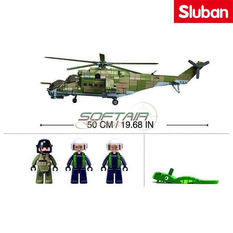 Mil Mi-24 attack helicopter Sluban (M38-B1137)