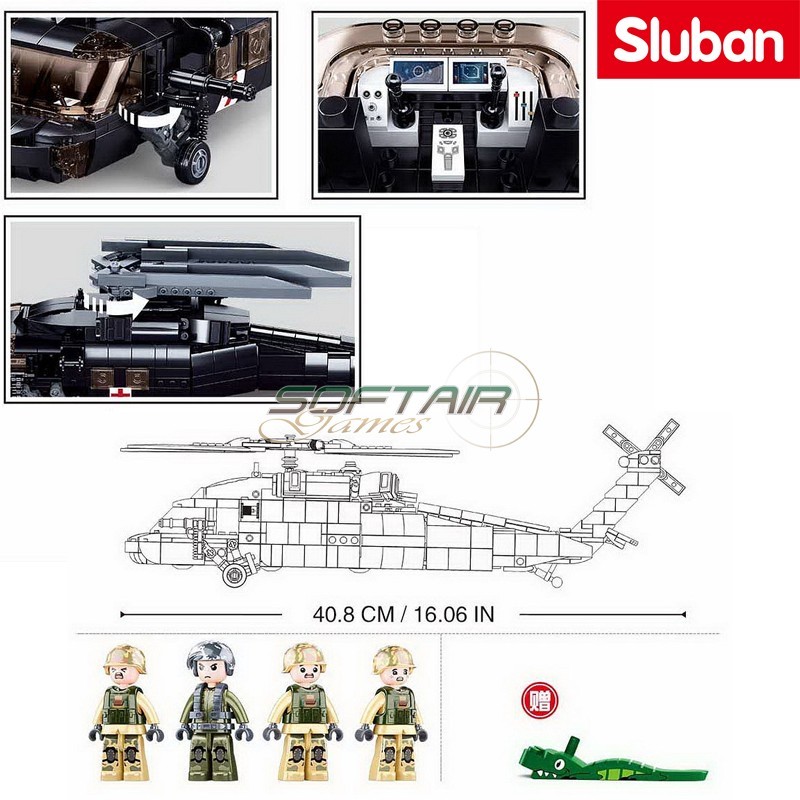 US Medical Army Helicopter Sluban (M38-B1012)