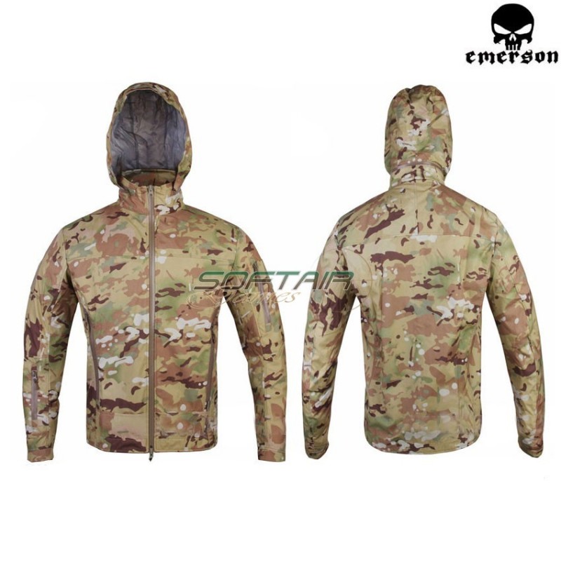 Light Tactical Soft Shell Jacket Multicam Emerson (em6873mc) Light Tactical Soft Shell Jacket Multicam Emerson (em6873mc)