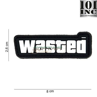 Patch 3d Pvc Wasted Black 101 Inc (inc-14013)