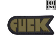 Patch 3d Pvc FVCK green 101 Inc (inc-16034)