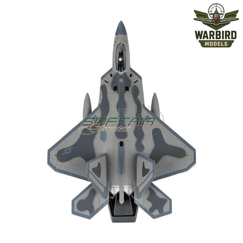 Model Model F-22 Raptor US Airforce Scale 1:100 Die-cast WARBIRD Models (412704)