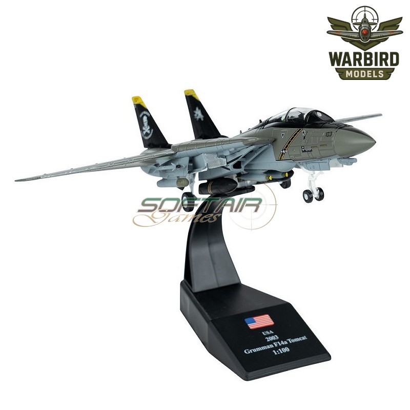 Modellino F-14A Tomcat USA Scala 1:100 Pressofuso WARBIRD Models (412706)