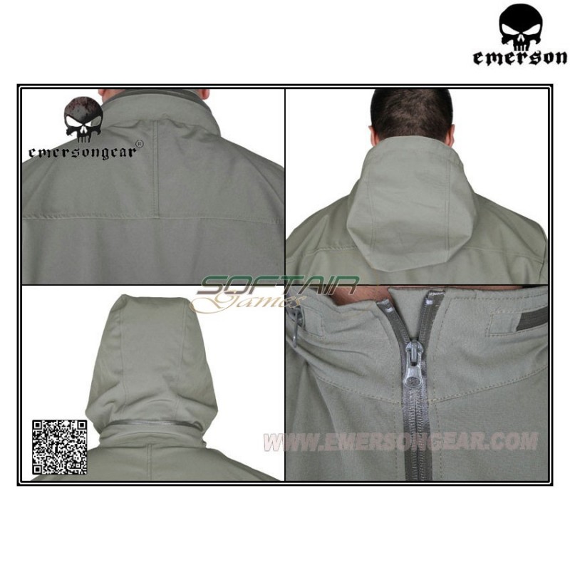 Light Tactical Soft Shell Jacket Foliage Green Emerson (em6873fg) Light Tactical Soft Shell Jacket Foliage Green Emerson (em6873fg)