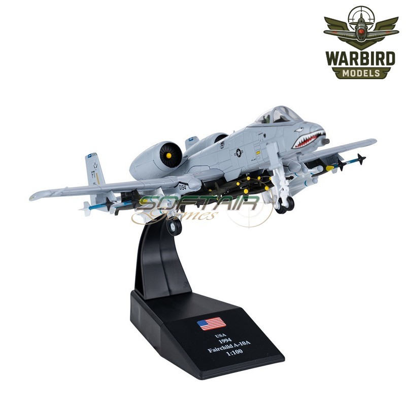 Modellino A-10 Thunderbolt Scala 1:100 Pressofuso WARBIRD Models (412707)