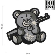 Patch 3d Pvc Deadly as hell Grey 101 Inc (inc-9014)