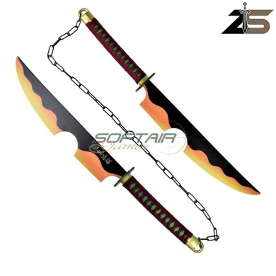 Tengen Uzui Dual Decorative Fantasy Swords ZSwords (ZS678-2)