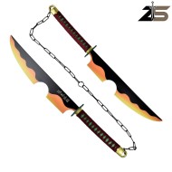 Tengen Uzui Dual Decorative Fantasy Swords ZSwords (ZS678-2)