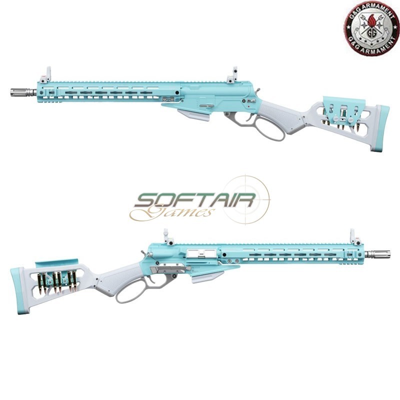 LevAR 15" Gas Rifle Macaron Blue G&G (GG-LEVAR15-MB)
