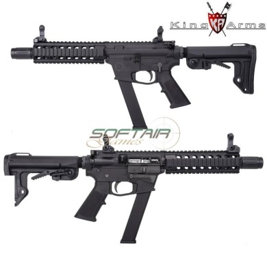 Gas Rifle TWS 9mm Lite Black King Arms (KA-GBB33B)