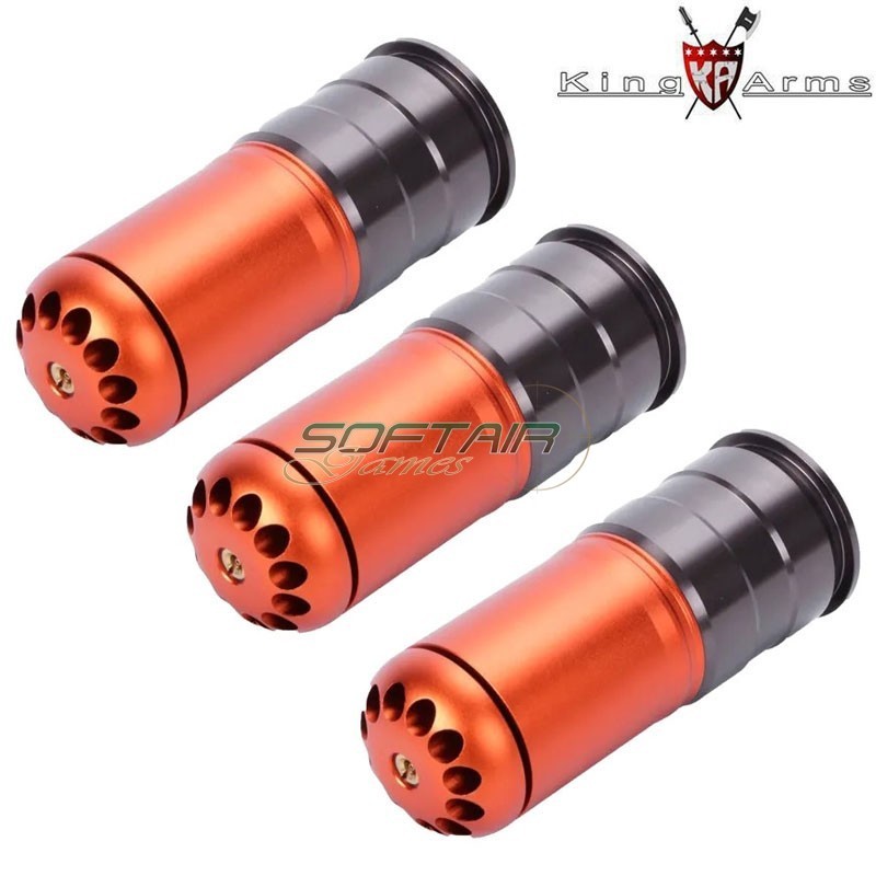 SET 3PCS Granata a Gas 120 BB V3 King Arms (KA-CART120R-III)