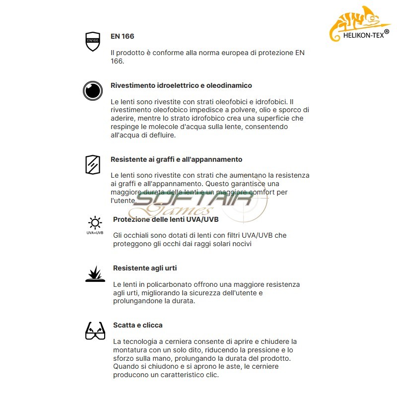 Glasses TrinRay UV400 Cat.3 Adaptive Green Helikon-Tex® (AG-TRB-PM)
