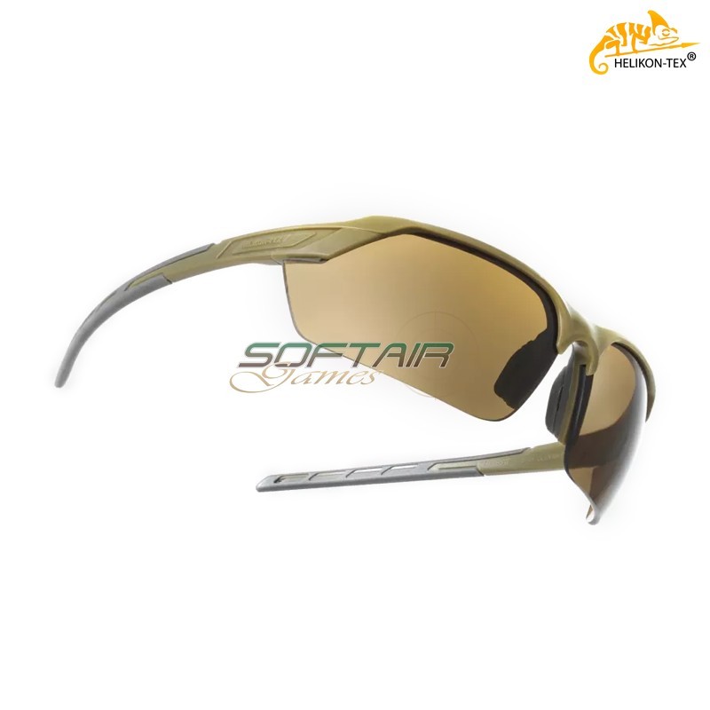 Occhiale TrinRay UV400 Cat.3 Adaptive Green / BROWN Helikon-Tex® (AG-TRB-PM-1230G)