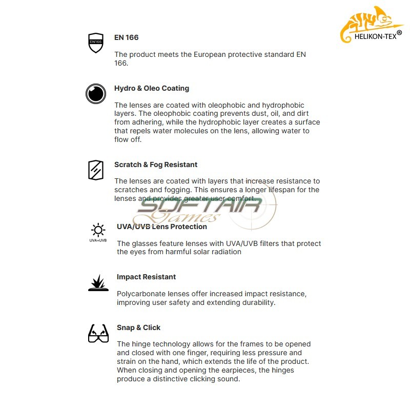 Glasses LanRay Shooting PRO SET Helikon-Tex® (AG-LSP-PM)