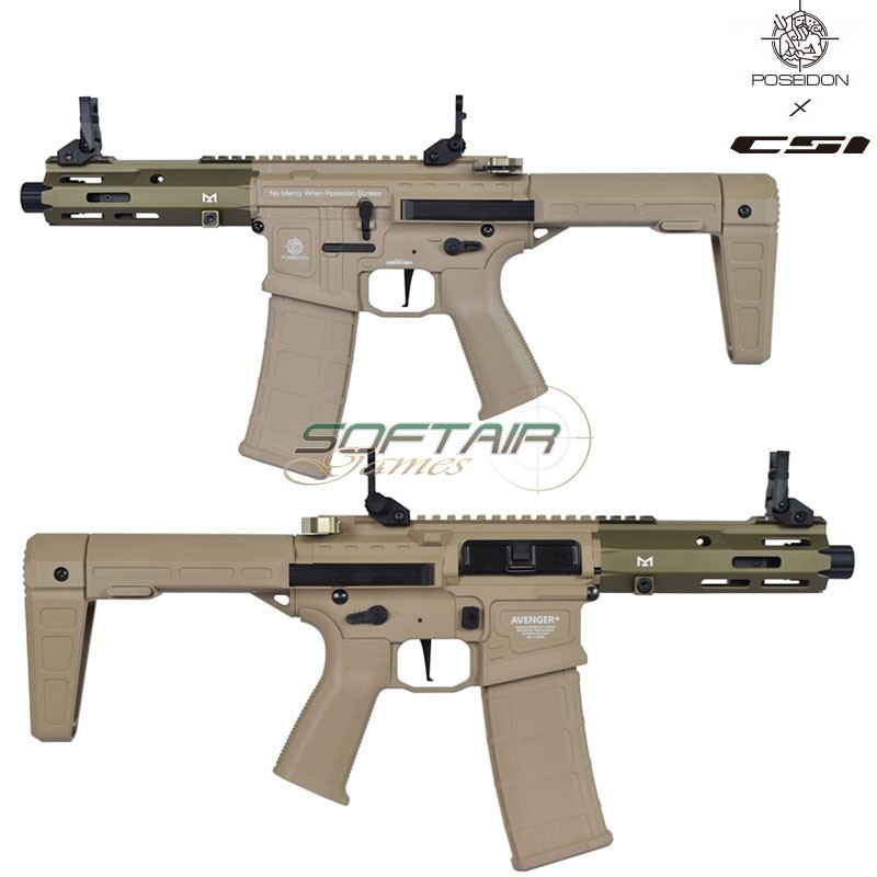 Electric Rifle Avenger+ QRF POSEIDON Tan (PAEG-A+Q)