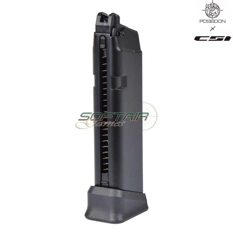 CARICATORE A GAS 24 COLPI PER SERIE ORION NERO POSEIDON  (PPW-MGORION)