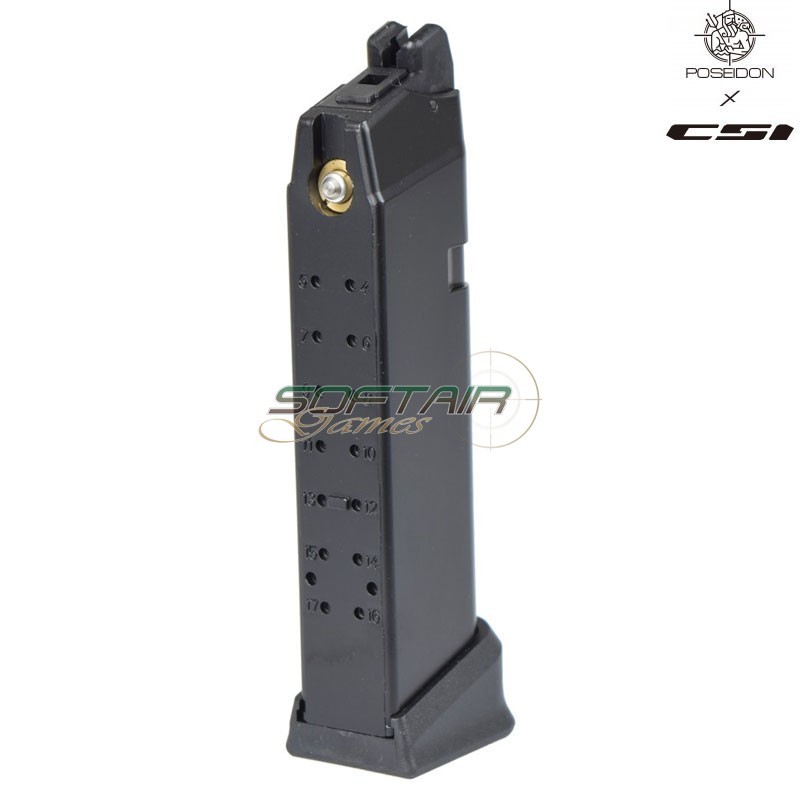GAS MAGAZINE 24 ROUNDS FOR ORION SERIES BLACK POSEIDON (PPW-MGORION)