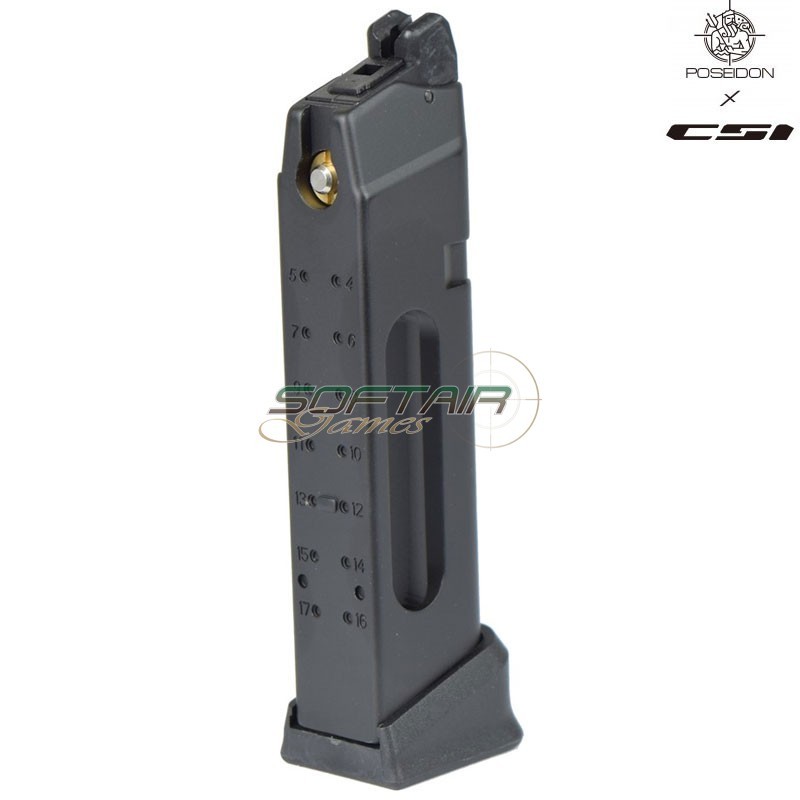 CARICATORE A CO2 24 COLPI PER SERIE ORION NERO POSEIDON (PPW-MGCO2)