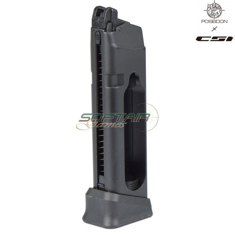 CO2 MAGAZINE 24 ROUNDS FOR ORION SERIES BLACK POSEIDON  (PPW-MGCO2)