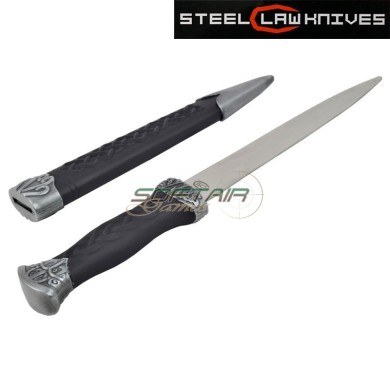 BLACK CELTIC ORNAMENTAL DAGGER SCK (ZS215)