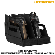 Box/Espositore porta pistole da 4 posti WoSport (wo-tg32)