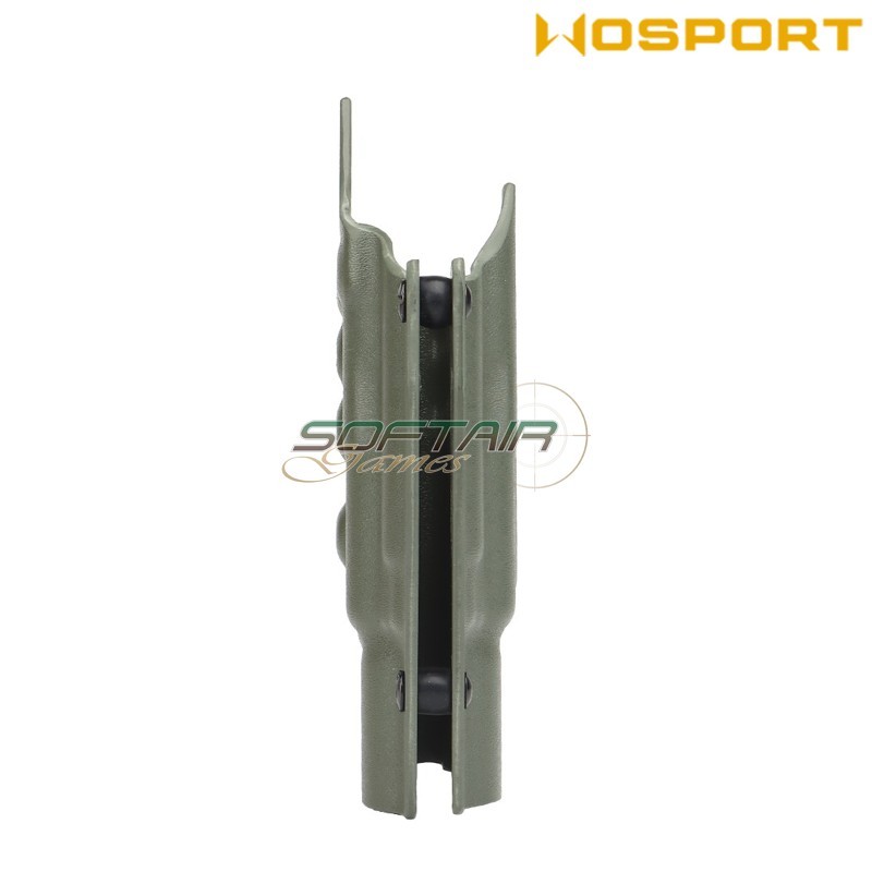 Holster Quick Pull OLIVE DRAB U.S. KYDEX for Glock W/X400 flashlight WoSport (wo-gb02v)