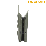 Fondina Quick Pull OLIVE DRAB U.S. KYDEX per Glock C/XC1 torcia WoSport (wo-gb06v)