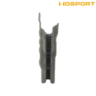 Holster quick pull OLIVE DRAB U.S. KYDEX for Glock G-01 flashlight WoSport (wo-gb07v)