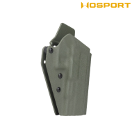 Holster Quick Pull OLIVE DRAB U.S. KYDEX for Glock 43 WoSport (wo-gb08v)