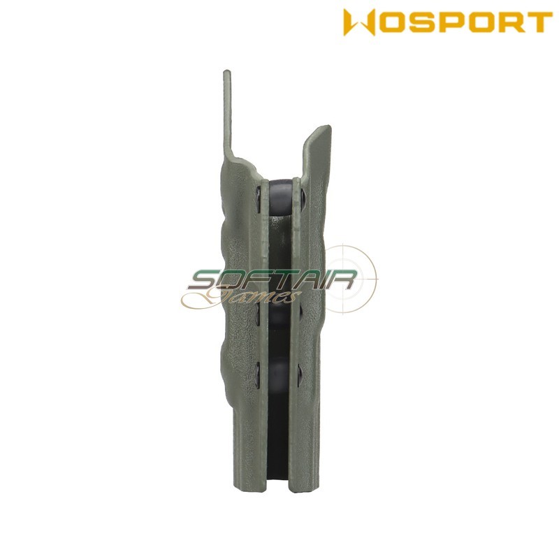 Fondina Quick Pull OLIVE DRAB U.S. KYDEX per Glock 43 WoSport (wo-gb08v)