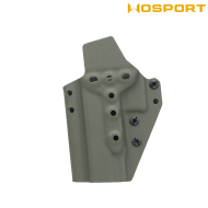 Fondina Quick Pull OLIVE DRAB U.S. KYDEX per Glock 43 WoSport (wo-gb08v)