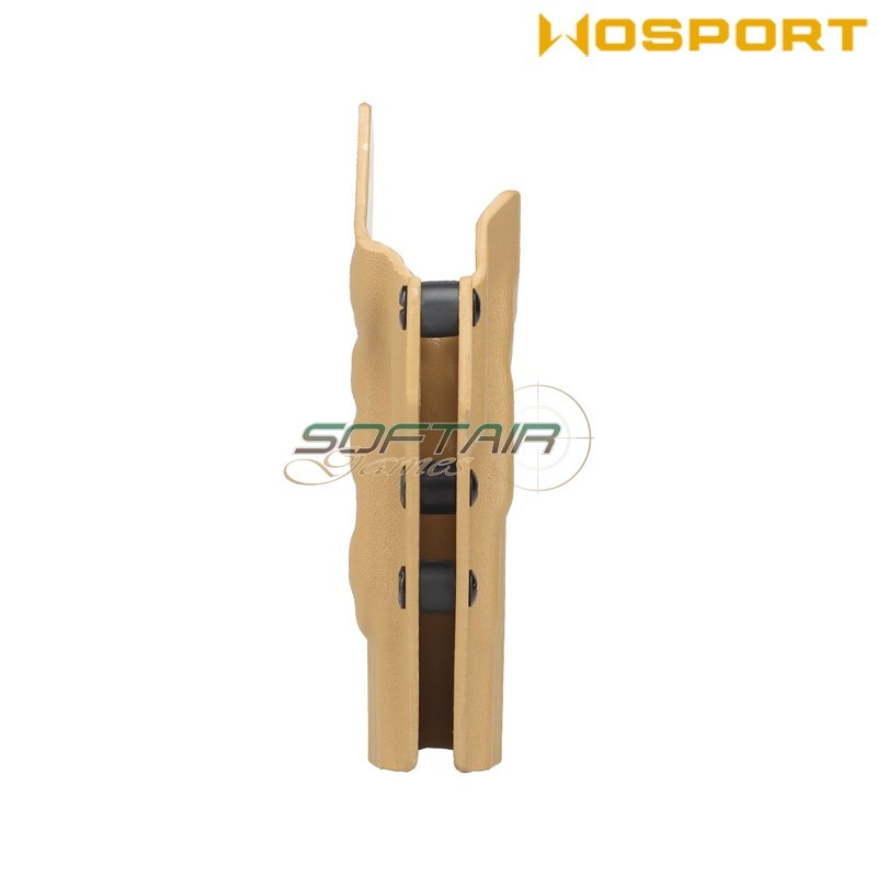 Fondina Quick Pull TAN U.S. KYDEX per Glock 43 WoSport (wo-gb08t)