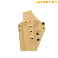 Holster Quick Pull TAN U.S. KYDEX for Glock 43 WoSport (wo-gb08t)