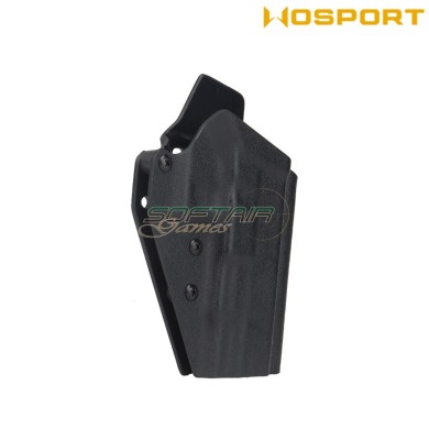 Holster Quick Pull BLACK U.S. KYDEX for Glock 43 WoSport (wo-gb08b)