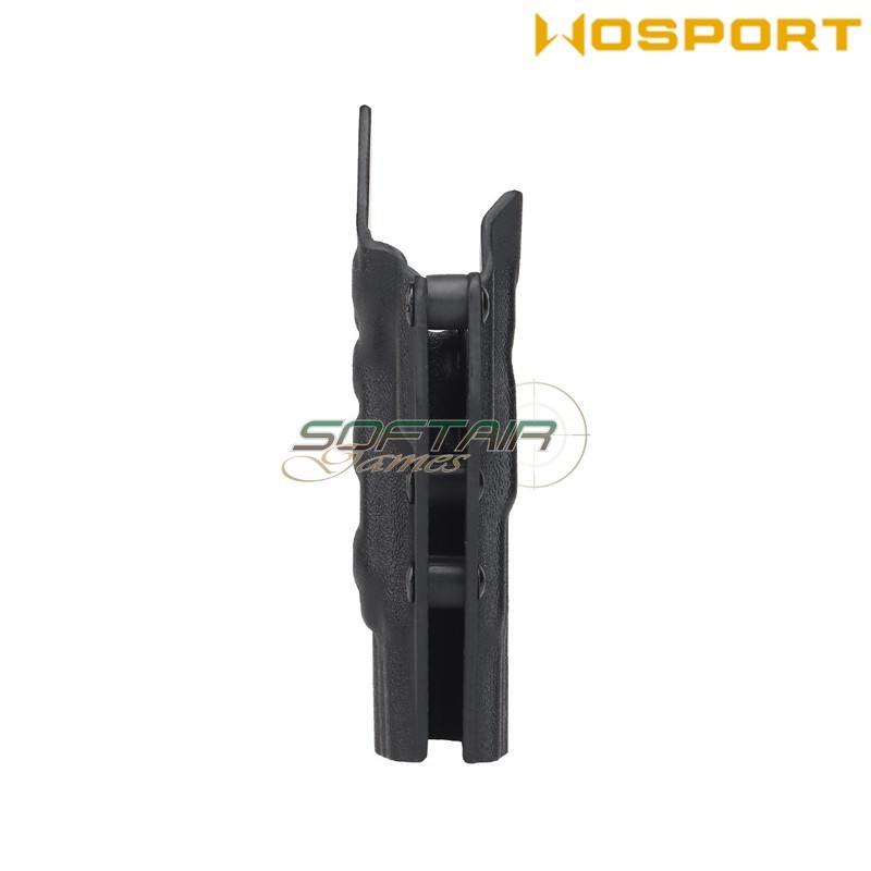 Fondina Quick Pull BLACK U.S. KYDEX per Glock 43 WoSport (wo-gb08b)