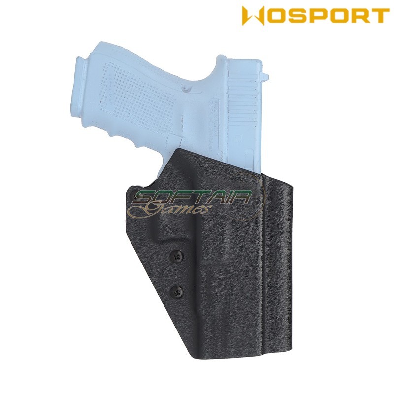 Holster Quick Pull BLACK U.S. KYDEX for Glock 43 WoSport (wo-gb08b)