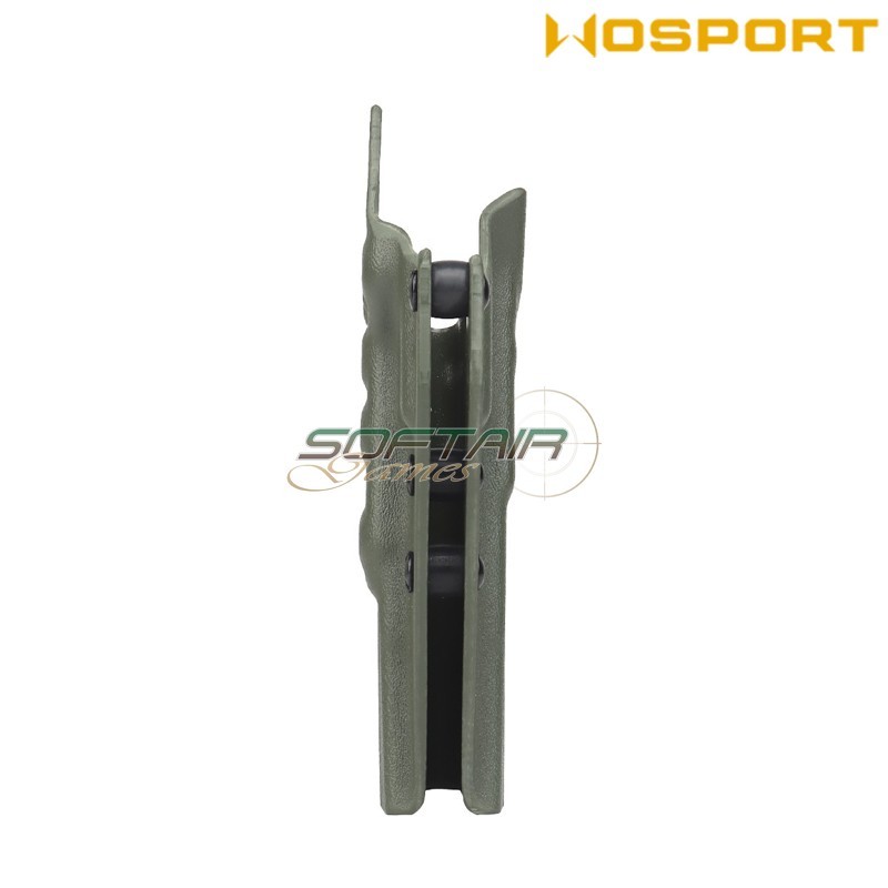 Holster quick pull OLIVE DRAB U.S. KYDEX for glock 34 WoSport (wo-gb10v)