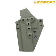 Fondina quick pull OLIVE DRAB U.S. KYDEX per Glock 34 WoSport (wo-gb10v)