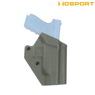 Fondina quick pull OLIVE DRAB U.S. KYDEX per Glock 48 WoSport (wo-gbk11v)