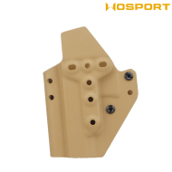Holster quick pull TAN U.S. KYDEX for glock 48 WoSport (wo-gbk11t)