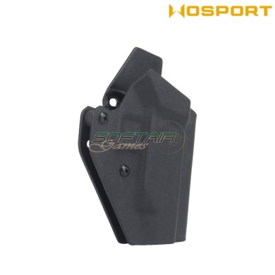Fondina quick pull BLACK U.S. KYDEX per Glock 48 WoSport (wo-gbk11b)